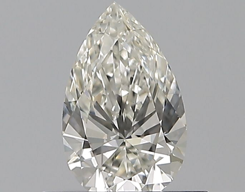 0.5 carat I-VS2 Natūralus Pear Deimantas (1)