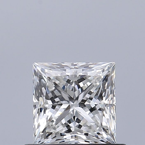 0.62 carat G-VVS2 Natūralus Princess Deimantas (1)