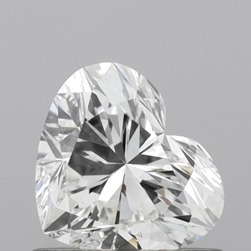 0.66 carat G-VVS2 Natūralus Heart Deimantas (1)