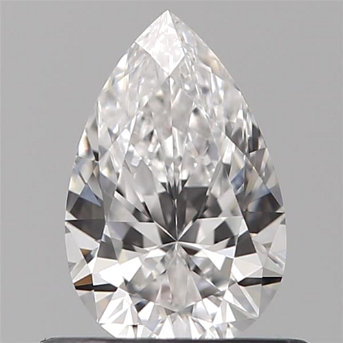 0.53 carat D-VVS1 Natūralus Pear Deimantas (1)