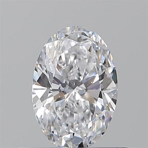 0.54 carat D-SI1 Natūralus Oval Deimantas (1)