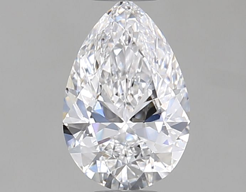 0.5 carat D-VS2 Natūralus Pear Deimantas (1)