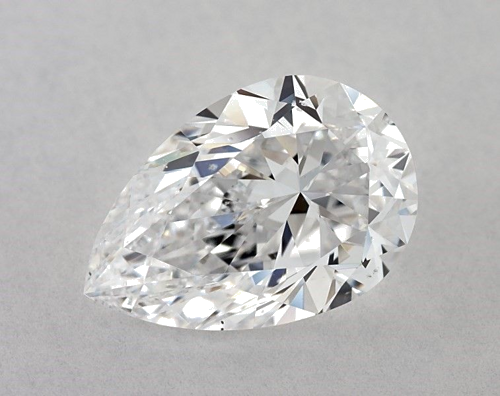1.9 carat D-SI1 Natūralus Pear Deimantas (1)