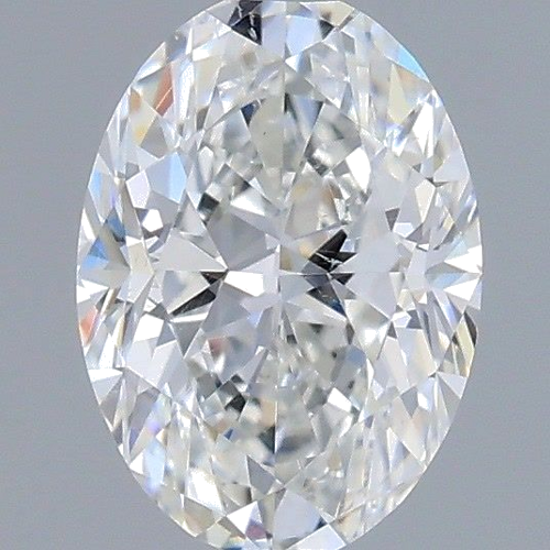 0.5 carat G-SI1 Natūralus Oval Deimantas (1)