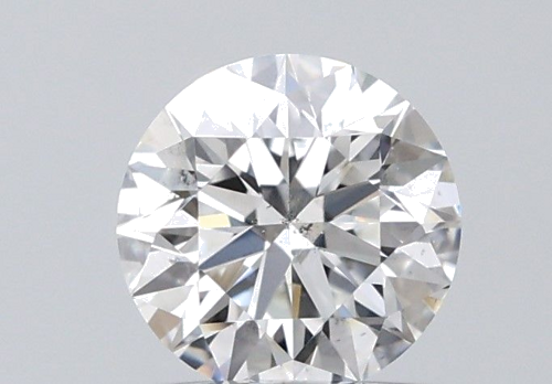0.62 carat F-SI1 Excellent cut Natūralus Round Deimantas (1)