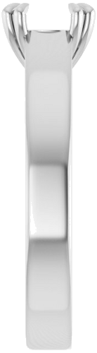 Sužadėtuvių Žiedas „Solitaire“ 417 Baltojo Aukso Round 6.5mm (4)