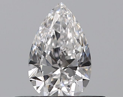 0.35 carat D-VVS2 Natūralus Pear Deimantas (1)
