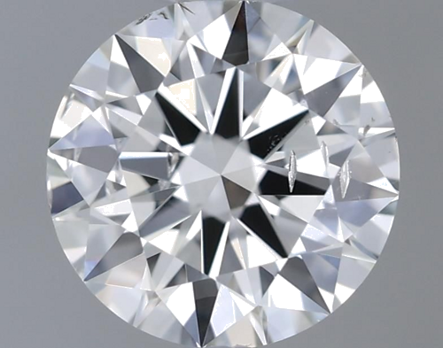 0.5 carat I-SI2 Excellent cut Natūralus Round Deimantas (1)