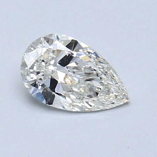 0.5 carat I-SI2 Natūralus Pear Deimantas (1)