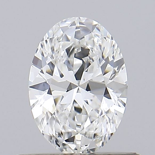 0.51 carat F-VVS1 Natūralus Oval Deimantas (1)