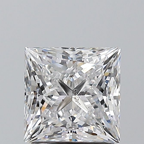 1.51 carat D-SI2 Natūralus Princess Deimantas (1)