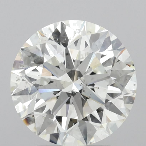 3.51 carat J-SI2 Excellent cut Natūralus Round Deimantas (1)