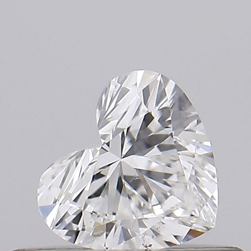 0.25 carat F-SI1 Natūralus Heart Deimantas (1)