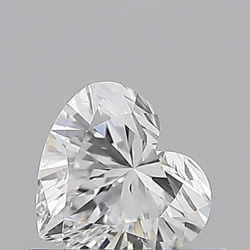 0.5 carat D-VVS2 Natūralus Heart Deimantas (1)
