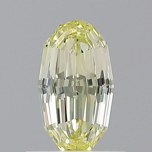 0.73 carat Fancy Yellow-VS1 Natūralus Oval Deimantas (1)