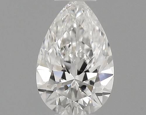 0.23 carat F-VVS2 Natūralus Pear Deimantas (1)