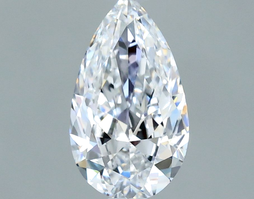 0.7 carat D-VS1 Natūralus Pear Deimantas (1)