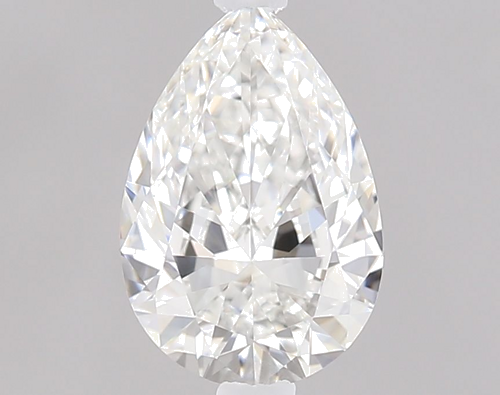 0.51 carat F-VVS1 Natūralus Pear Deimantas (1)