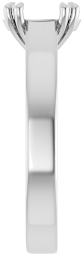 Sužadėtuvių Žiedas „Solitaire“ 925 Sidabro Oval 8mm x 6mm (4)