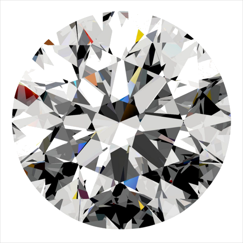 0.3 carat D-SI2 Very Good cut Natūralus Round Deimantas (1)