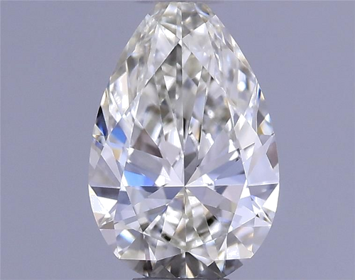 0.32 carat I-VVS2 Natūralus Pear Deimantas (1)