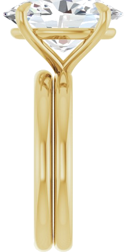 Sužadėtuvių Žiedas „Claw-Prong Solitaire“ 14k yellow gold Oval 14mm x 10mm (9)