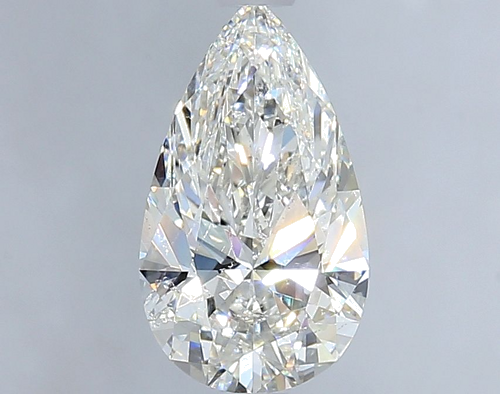 1.5 carat H-SI2 Natūralus Pear Deimantas (1)