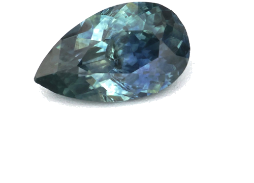 0.36 carat GREEN Pear Safyras (1)