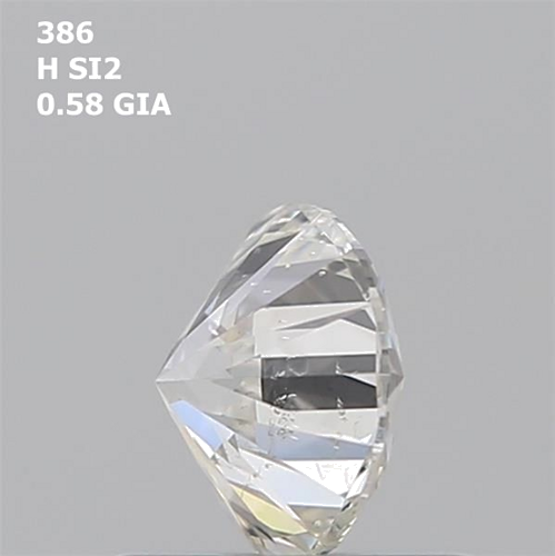 0.58 carat H-SI2 Excellent cut Natūralus Round Deimantas (1)