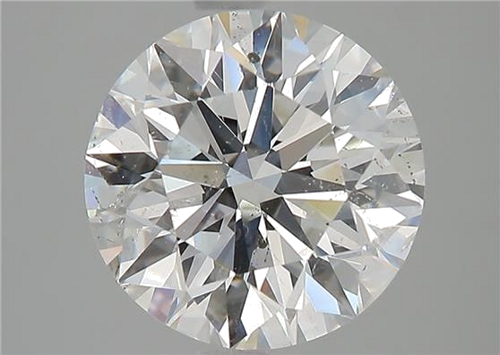 3.01 carat G-SI2 Very Good cut Natūralus Round Deimantas (1)