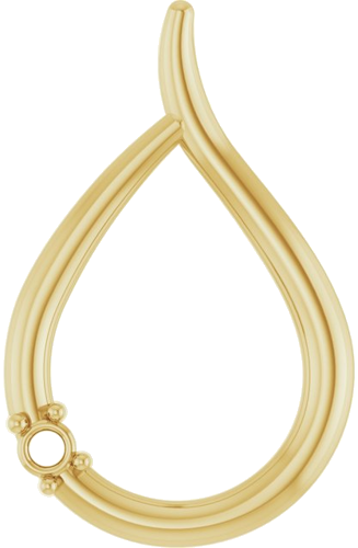 Pakabukas „Family Freeform“ 14k yellow gold Round 2.5mm (1)