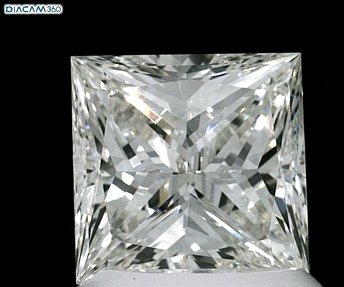 1.6 carat I-VVS2 Natūralus Princess Deimantas (1)