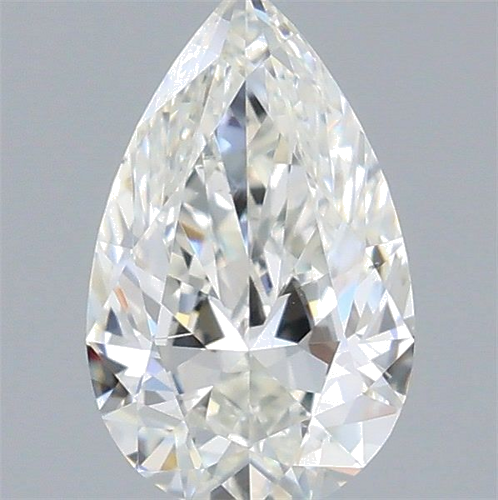 0.5 carat I-SI1 Natūralus Pear Deimantas (1)