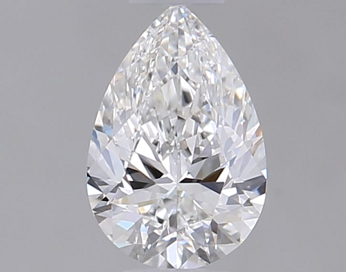 0.41 carat F-VVS2 Natūralus Pear Deimantas (1)