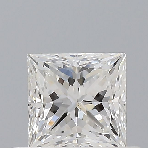 0.51 carat F-SI1 Natūralus Princess Deimantas (1)