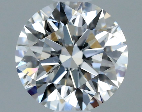 0.51 carat F-SI1 Excellent cut Natūralus Round Deimantas (1)