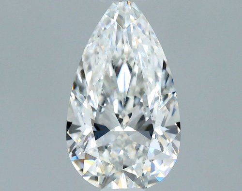 0.47 carat F-VS1 Natūralus Pear Deimantas (1)