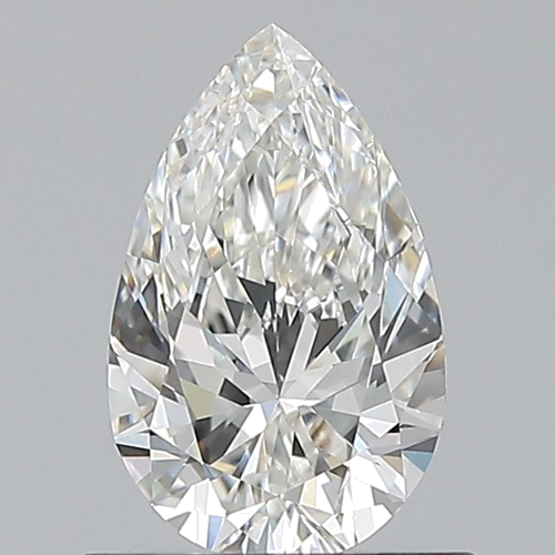 0.7 carat G-VVS2 Natūralus Pear Deimantas (1)