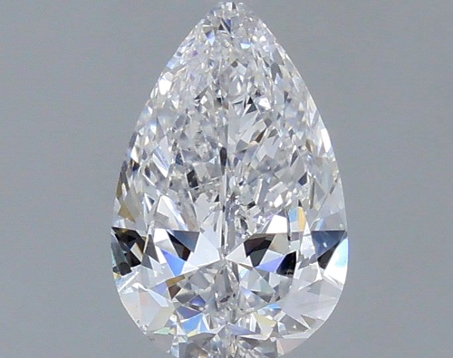 0.7 carat D-SI1 Natūralus Pear Deimantas (1)
