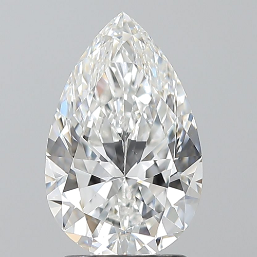 2.09 carat E-VS2 Natūralus Pear Deimantas (1)