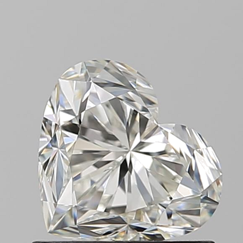 1.01 carat I-VVS2 Natūralus Heart Deimantas (1)