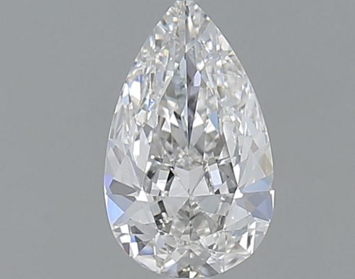 0.6 carat F-VS1 Natūralus Pear Deimantas (1)