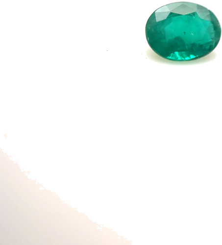 0.32 carat GREEN Oval Smaragdas (1)