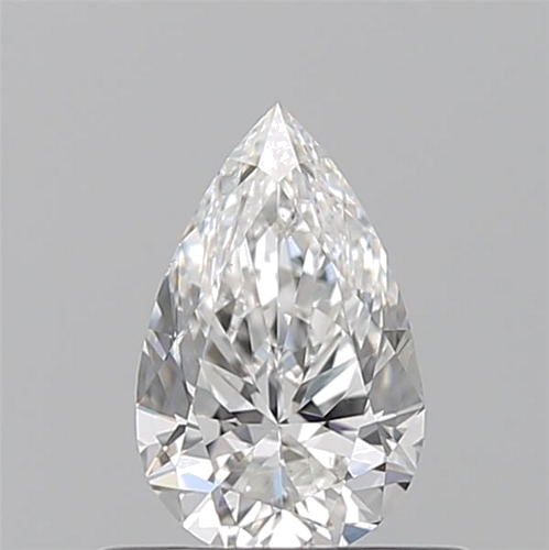 0.5 carat F-VS2 Natūralus Pear Deimantas (1)