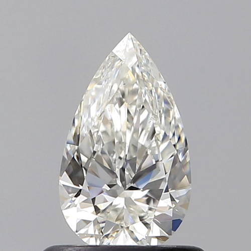 0.6 carat G-SI1 Natūralus Pear Deimantas (1)