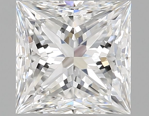 0.77 carat F-SI1 Natūralus Princess Deimantas (1)