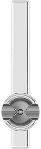 14K White 3 mm Round Solitaire Bar Pendant Mounting (1)