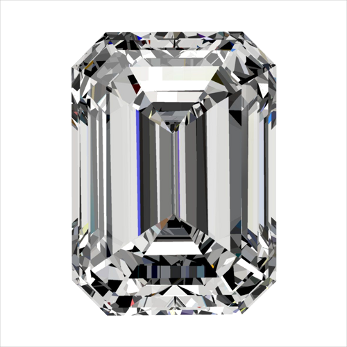 0.45 carat G-VVS1 Natūralus Emerald Deimantas (1)