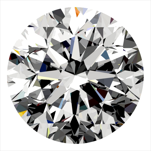 0.3 carat E-VVS2 GD cut Natūralus Round Deimantas (1)