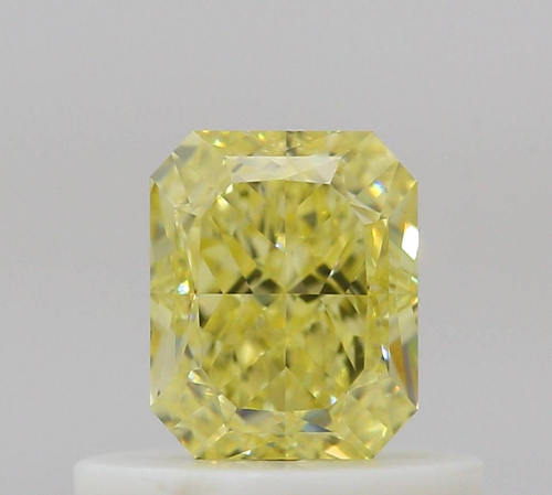0.51 carat Fancy Intense Yellow-VS1 Natūralus Radiant Deimantas (1)